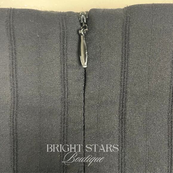 Rare Vintage Pencil Skirt ASO Blair Waldorf Gossip Girl Black Knee Length - Picture 11 of 11